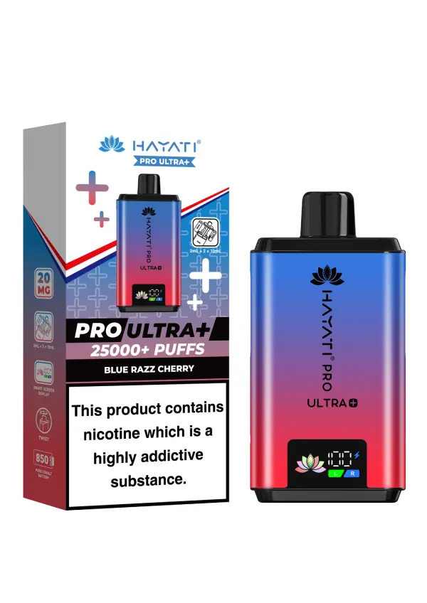 Hayati Pro Ultra Plus Prefilled Pod Kit - Blue Razz Cherry
